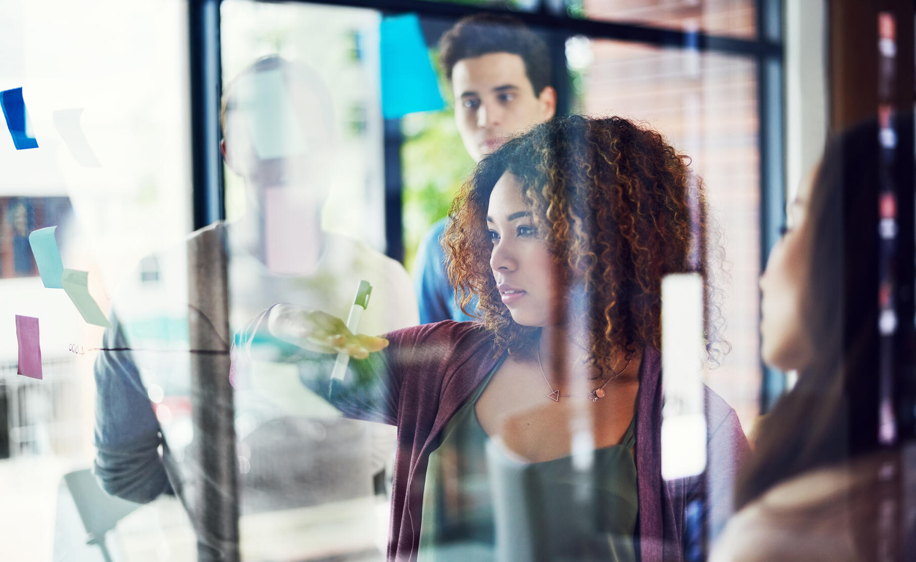 Executive reviewing device compliance dashboards